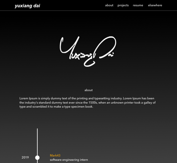 Website design